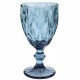 Jogo 6 Taças 320ml Diamond Azul  Vidro